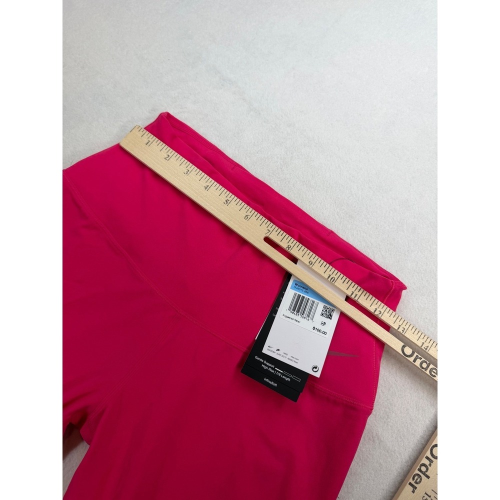 Nike Women's Zenvy Gentle-Support 7/8 Leggings Pink DQ6015-666 Size Medium NWT - Picture 9 of 9
